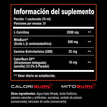 Quemador líquido sin cafeína | Convertí cada entrenamiento en una rutina quema grasa