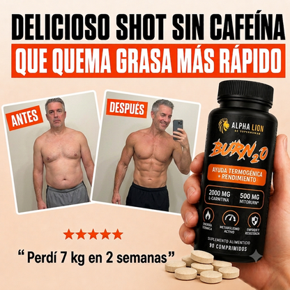 Quemador líquido sin cafeína | Convertí cada entrenamiento en una rutina quema grasa